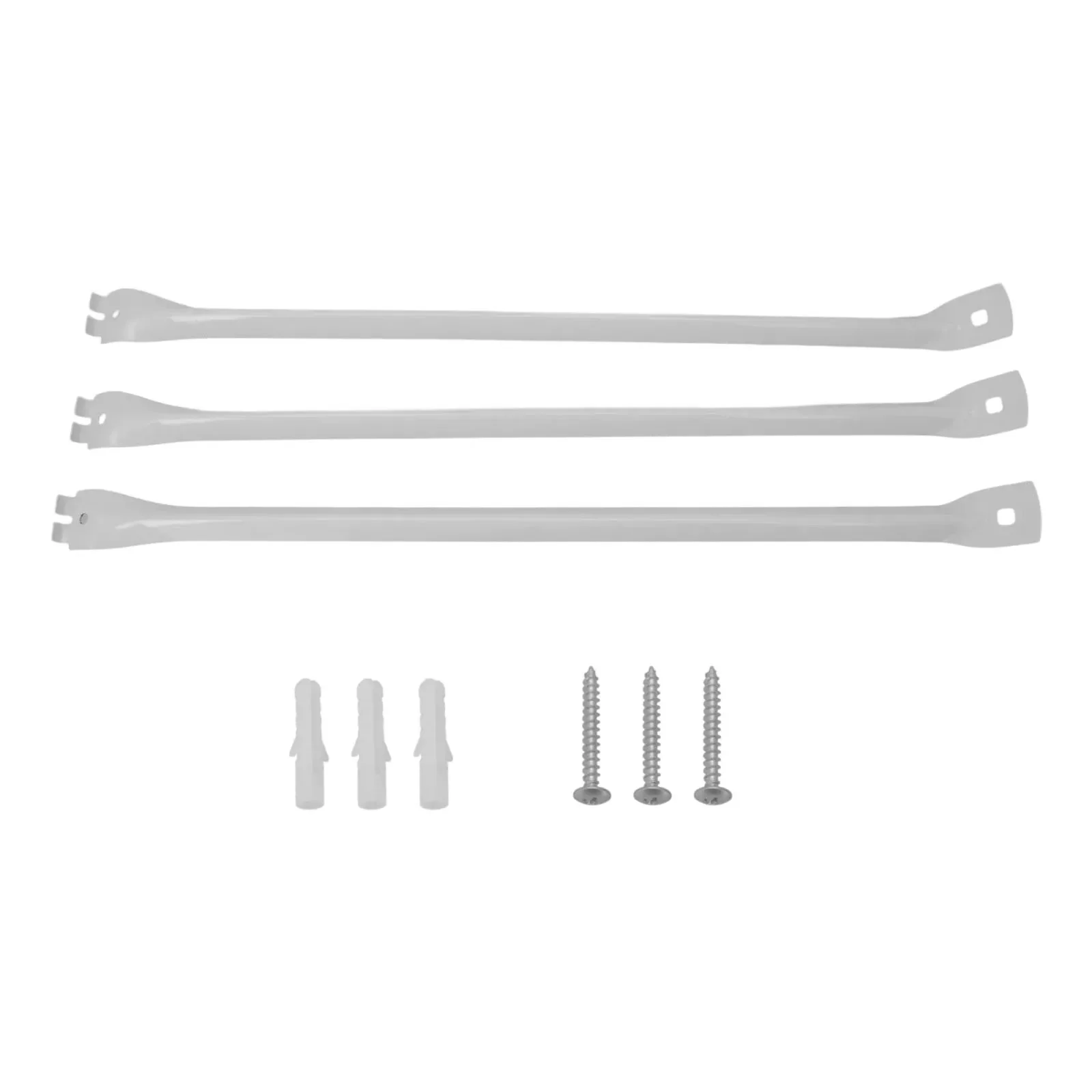 Stability Meets Style Get This Set of Three Iron Support Brackets Measuring 17 Inches Each for Your Home Needs