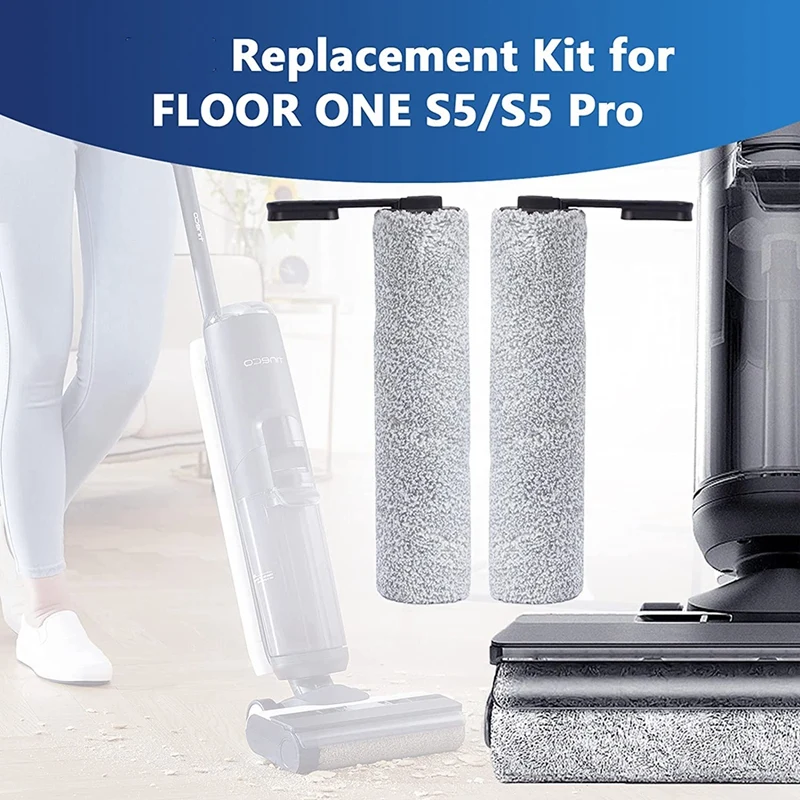 Peças de reposição para aspirador molhado e seco, escova do rolo principal, filtro HEPA, acessórios sem fio, Tineco Floor One, S5