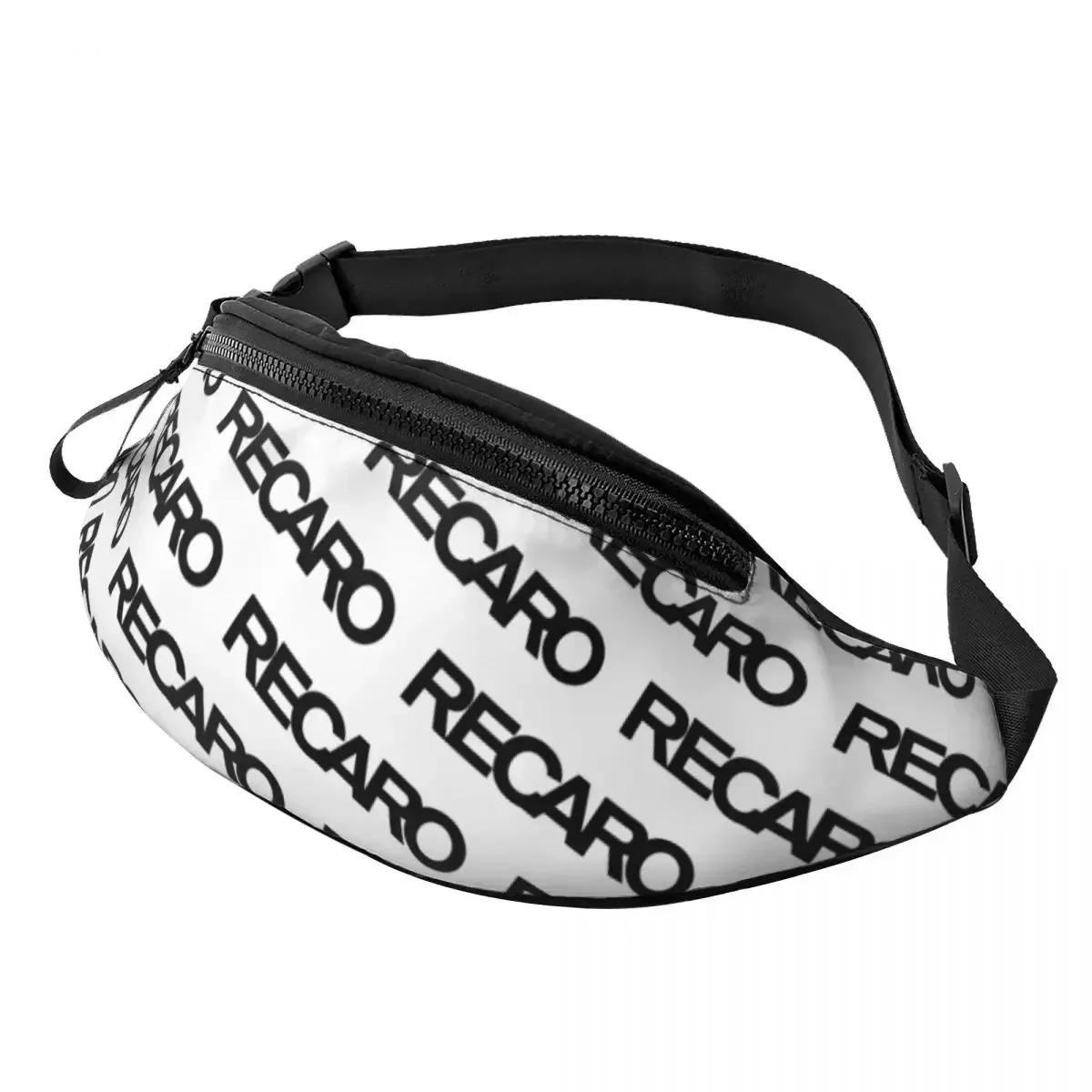 Personalized Recaros Logo Fanny Pack for Women Men Fashion Crossbody Waist Bag Travel Hiking Phone Money Pouch