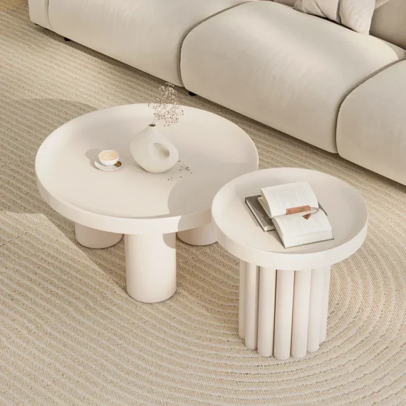 Furniture Living Room Side Table Nordic Elegant Coffee Tables Luxury Minimalist Round Design Bedside Couchtisch Home Mesa image 5