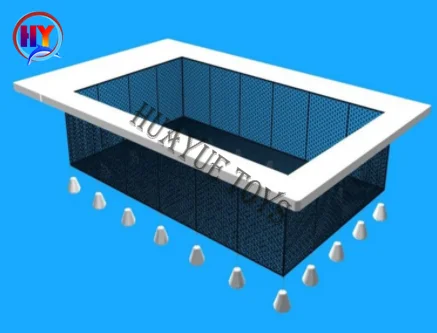 

Floating inflatable boat swimming pool with net for water swimming in the sea Swimming Pool inflatable sea pool with Net