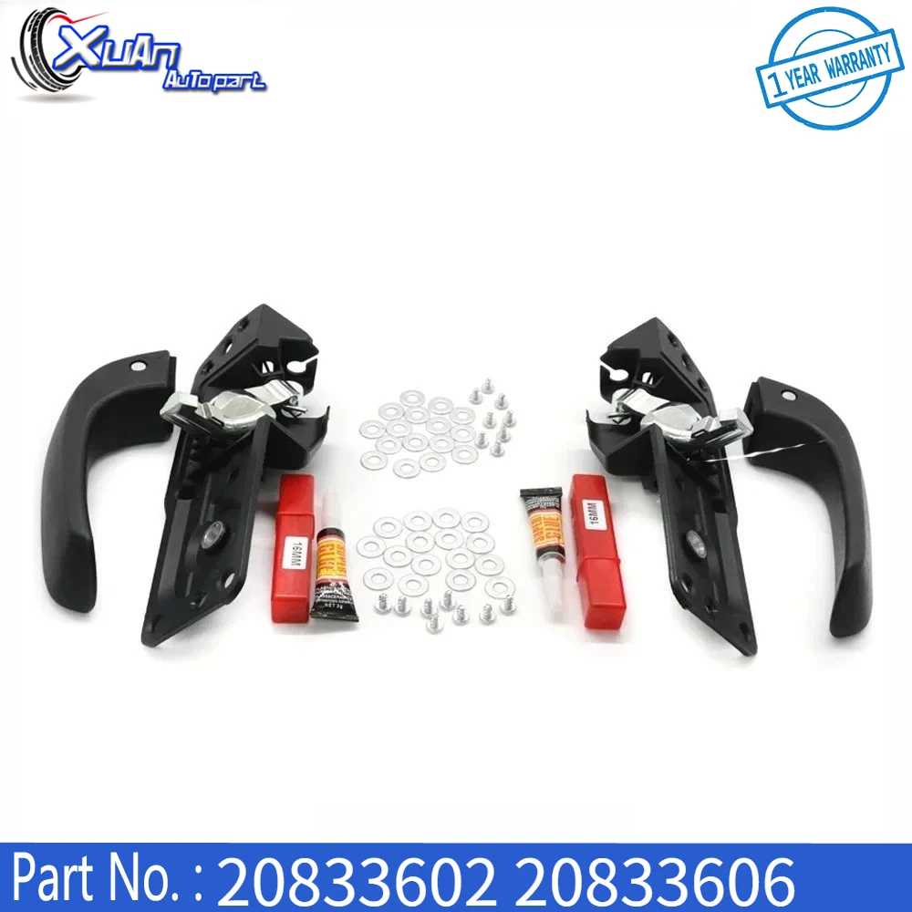 

20833602 20833606 1 SET Left and Right Car Interior Door Handle Repair Kit Inside For 07-14 Chevrolet Silverado 1500 2500 3500