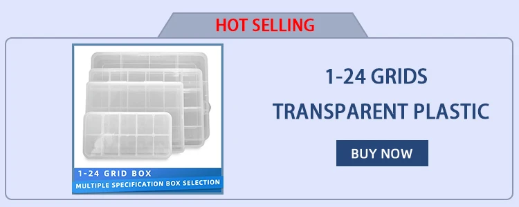 Angeln Lagerung Organizer Boxen Fischer Tackle Köder Angeln Lockt Tabletts Haken Werkzeug Container Kunststoff Box Für Karpfen Angeln Waren – Detail 1