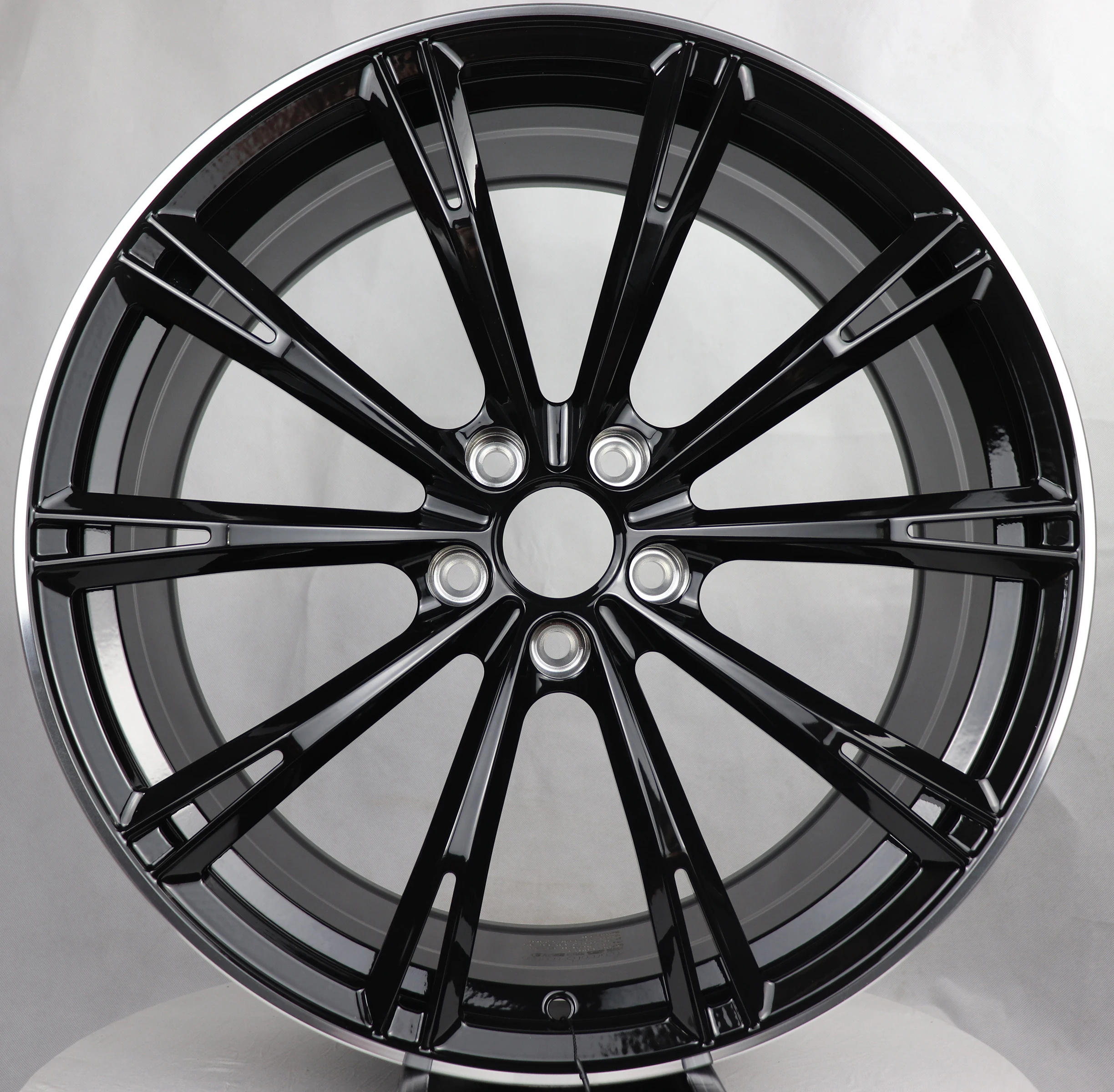 Custom machine lip monoblock forged wheels 18 19 20 inch car rims polished chrome alloy wheel for