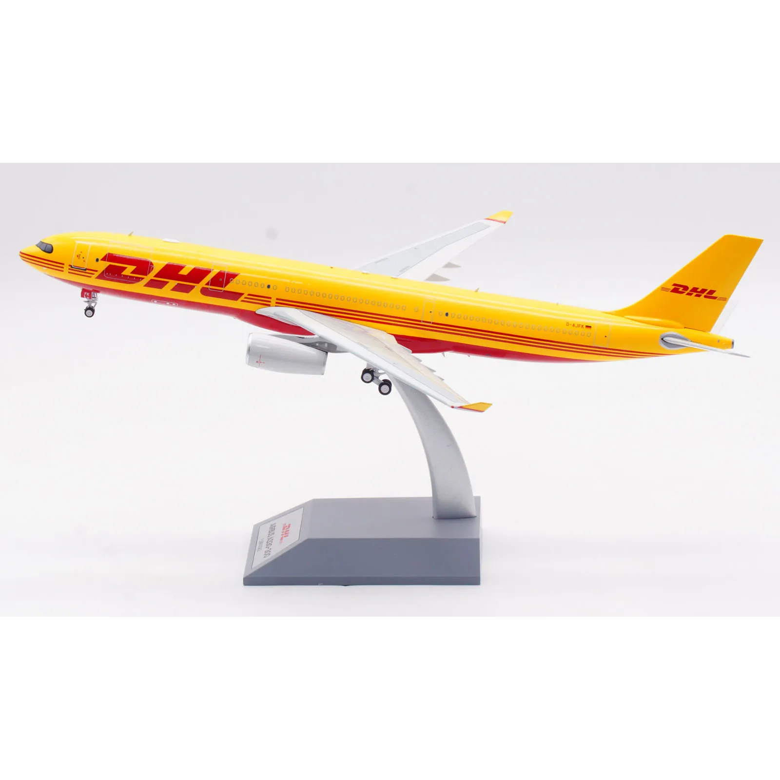 IF333DH0824 Alloy Collectible Plane Gift INFLIGHT 1:200 DHL-European Air Transport Airbus A330-300 Diecast Aircraft Model D-AJFK