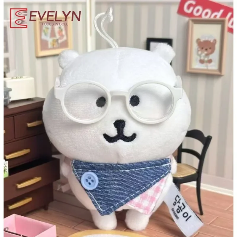 Evelyn 10cm Mini Cotton Doll Denim Bib For 10cm Stuffed Toy Clothing Doll Clothes Accessories
