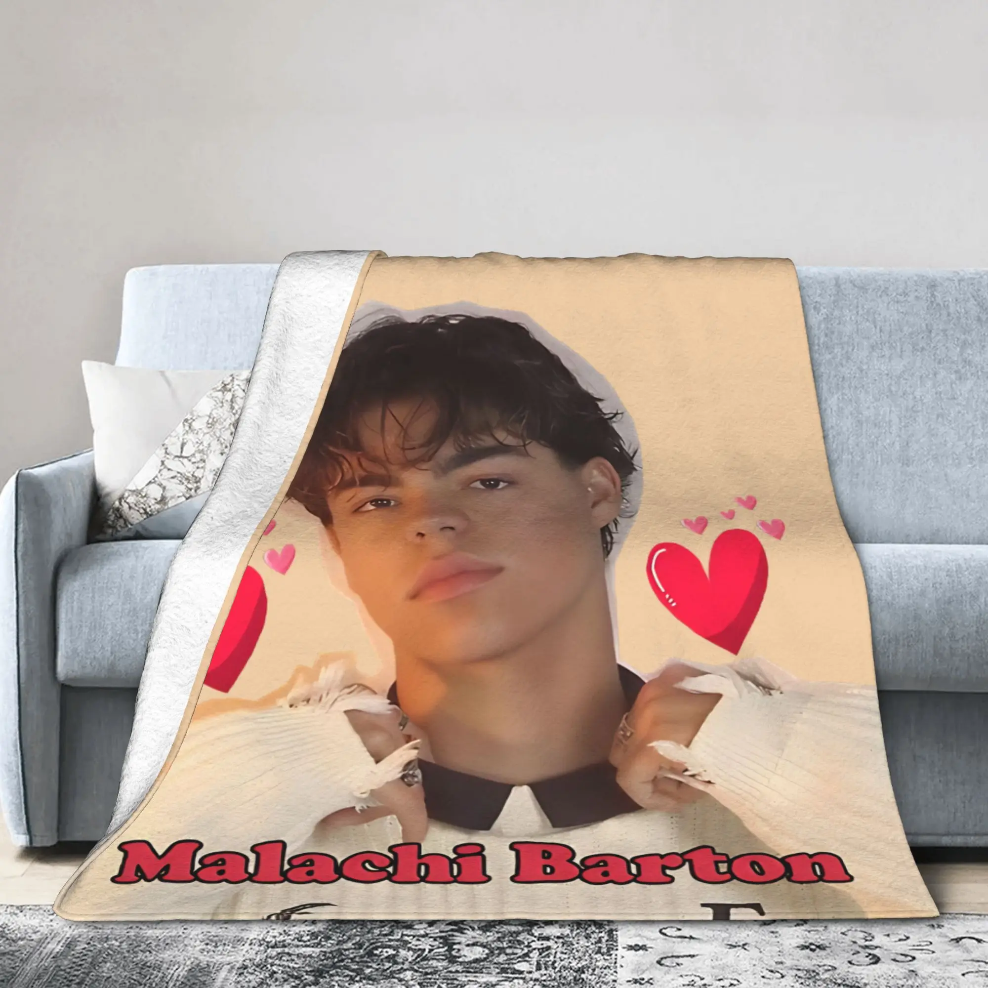 

Malachi Barton Descendants Worlds Collide Blanket Tour Flannel Awesome Warm Throw Blankets for Home Restaurant Winter Outdoor