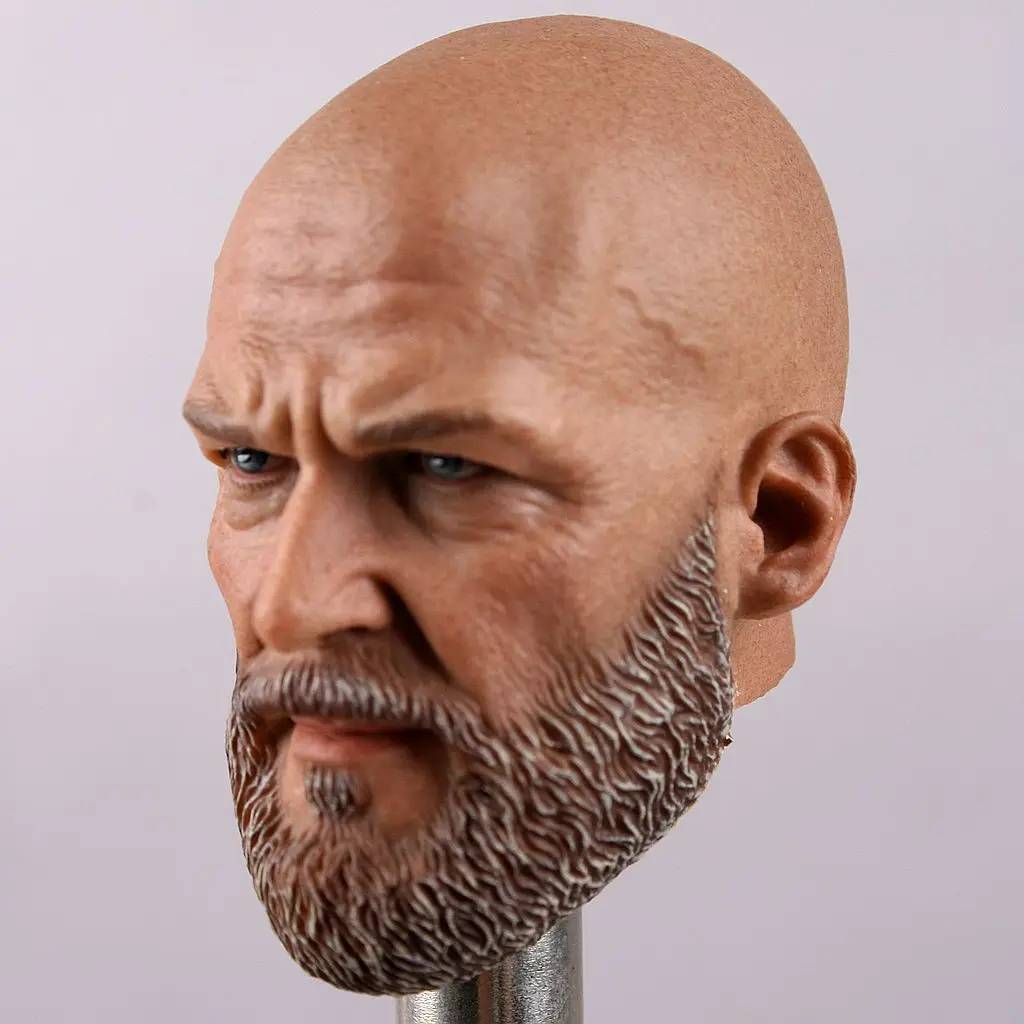 [wamami] 1/6 Ratio Beard Head Engraving Headdress A-20 For 12