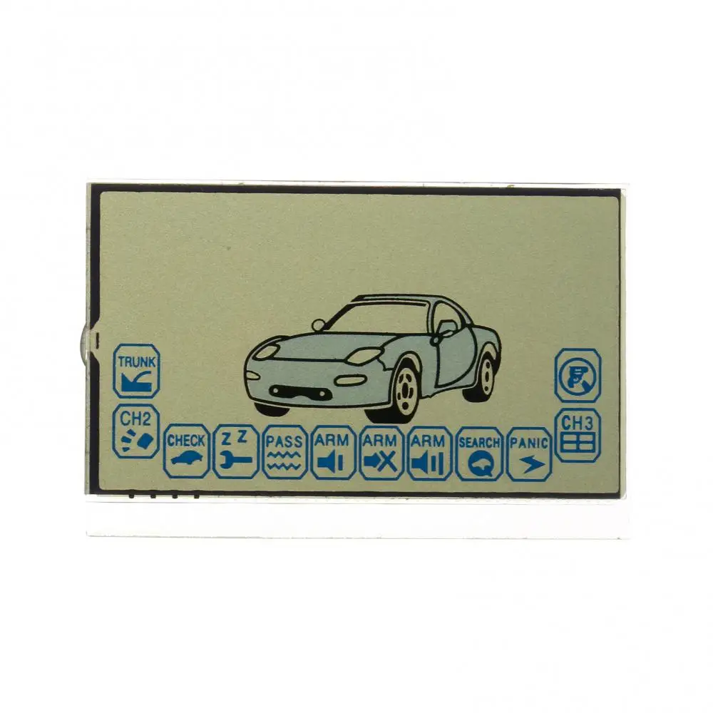 A6 LCD Display Screen for Car Alarm System Remote Controller