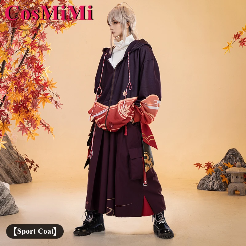 CosMiMi Kaedehara Kazuha Cosplay Game Genshin Impact Costume Derivative Product Fashion Daily Outfit Party Role Play Clothing