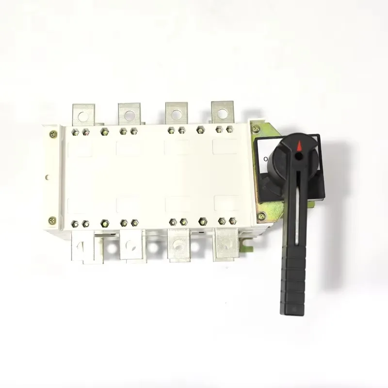 400V 250A 4P automatic transfer switch (ATS) double throw disconnector switch, manual transfer switch, two in and one out
