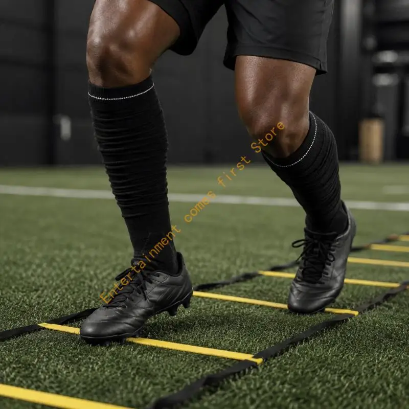 Combed Cotton Sock Football Legwear for Adults with Tall Leg Coverage 55KD