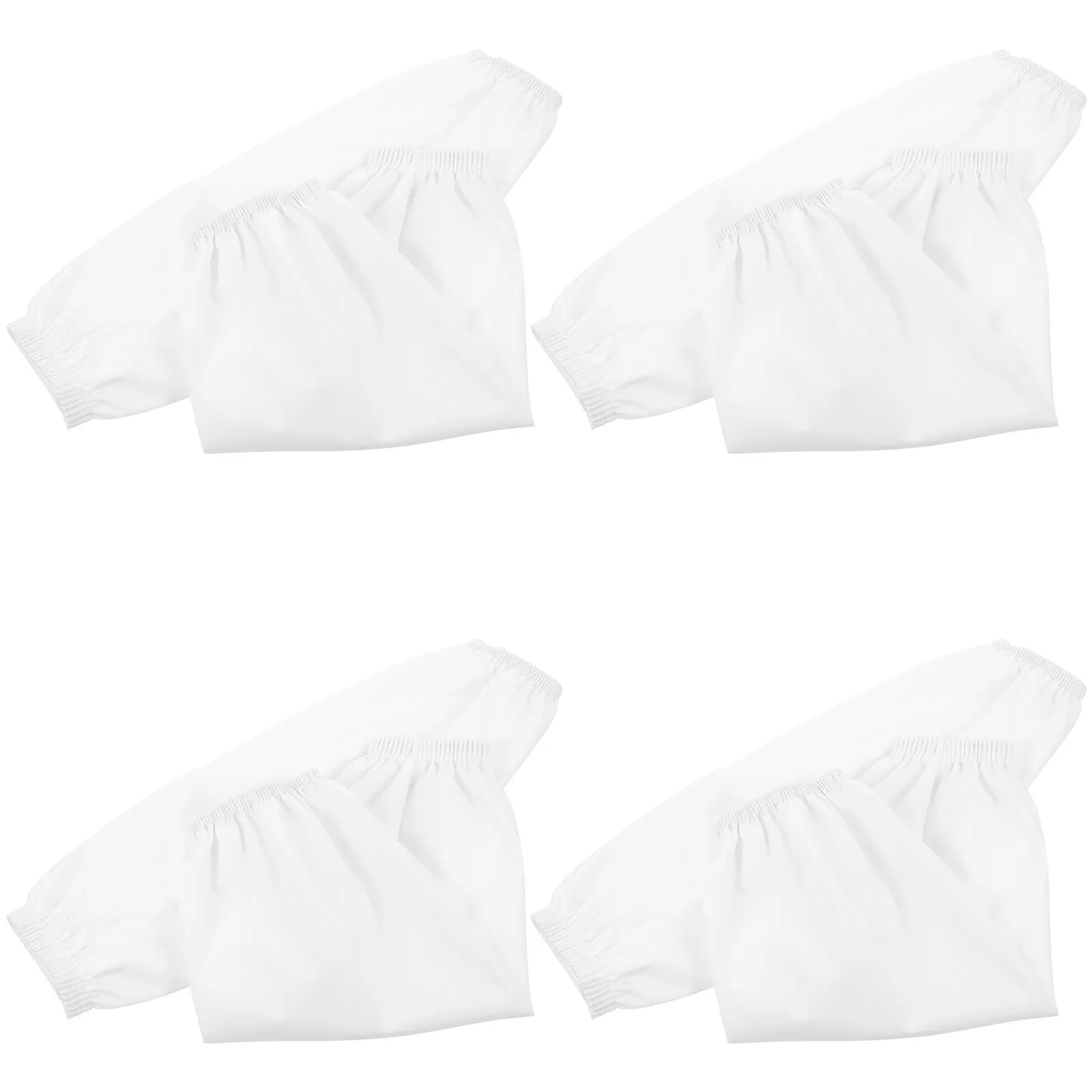 

4 пары дышащих водонепроницаемых защитных нарукавников, маслостойкие длинные рукава-накладки для кухни, приготовления пищи и уборки