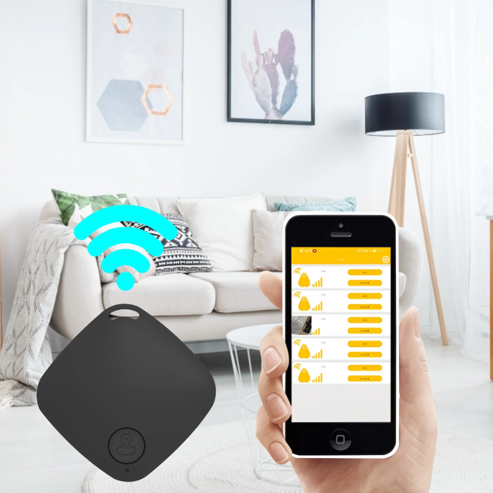 Pelacak GPS Mini Mobil, Pelacak Waktu Nyata Anti Hilang Perangkat Pencari Kendaraan untuk Kendaraan Anak-anak Hewan Peliharaan Anjing