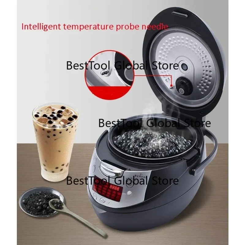 High Power 900W Tapioca Pearl Cooking Machine Commercial Pearl Warmer Pot