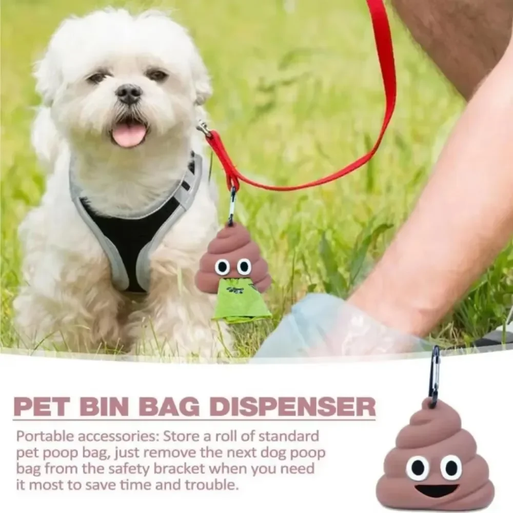 1 قطعة كيس أنبوب الحيوانات الأليفة في الهواء الطلق المحمولة تنظيف كلب كيس النفايات موزع أنبوب حقيبة محمل تنظيف أداة منتجات الحيوانات الأليفة شكل Fecal