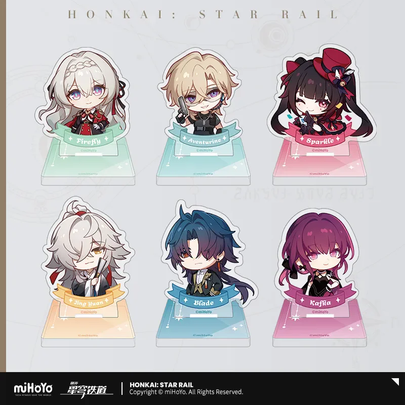 

Game Honkai Star Rail Official Merch miHoYo Original Authentic Nameless Medal Theme Series Acrylic Seal Ornaments Birthday Gift