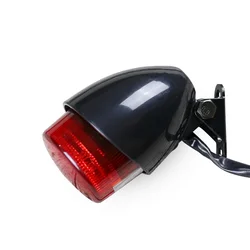 Universal Vintage Motorcycle Cafe Racer Brake Light Super Bright Rear Light CE Certificated Round LED Rear Light Tail Light