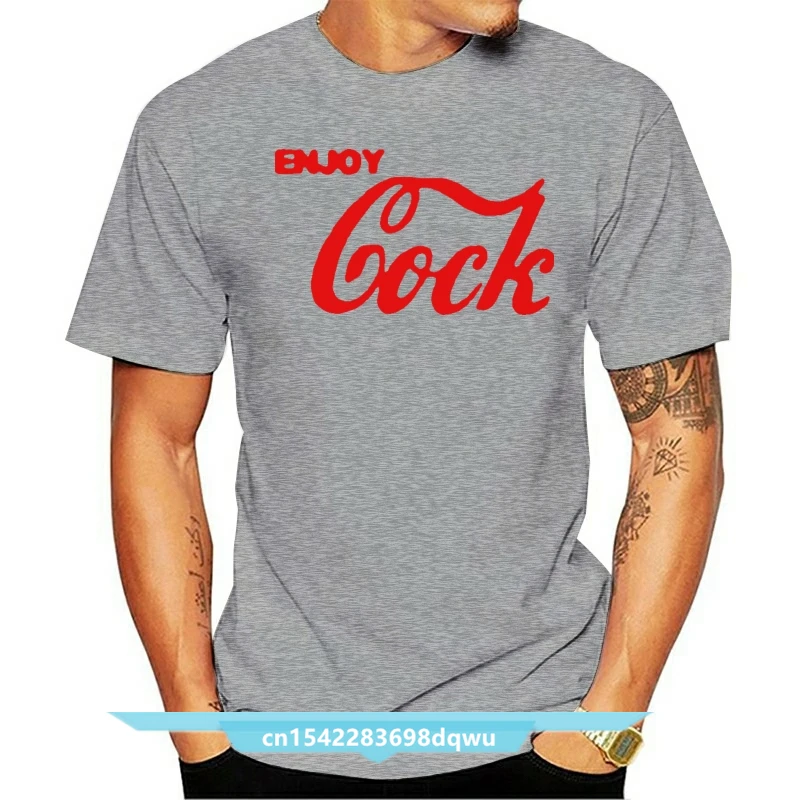 Enjoy Cock Funny Joke Rude Womens Sex Penis Cool Hen Stag Offensive T Shirts