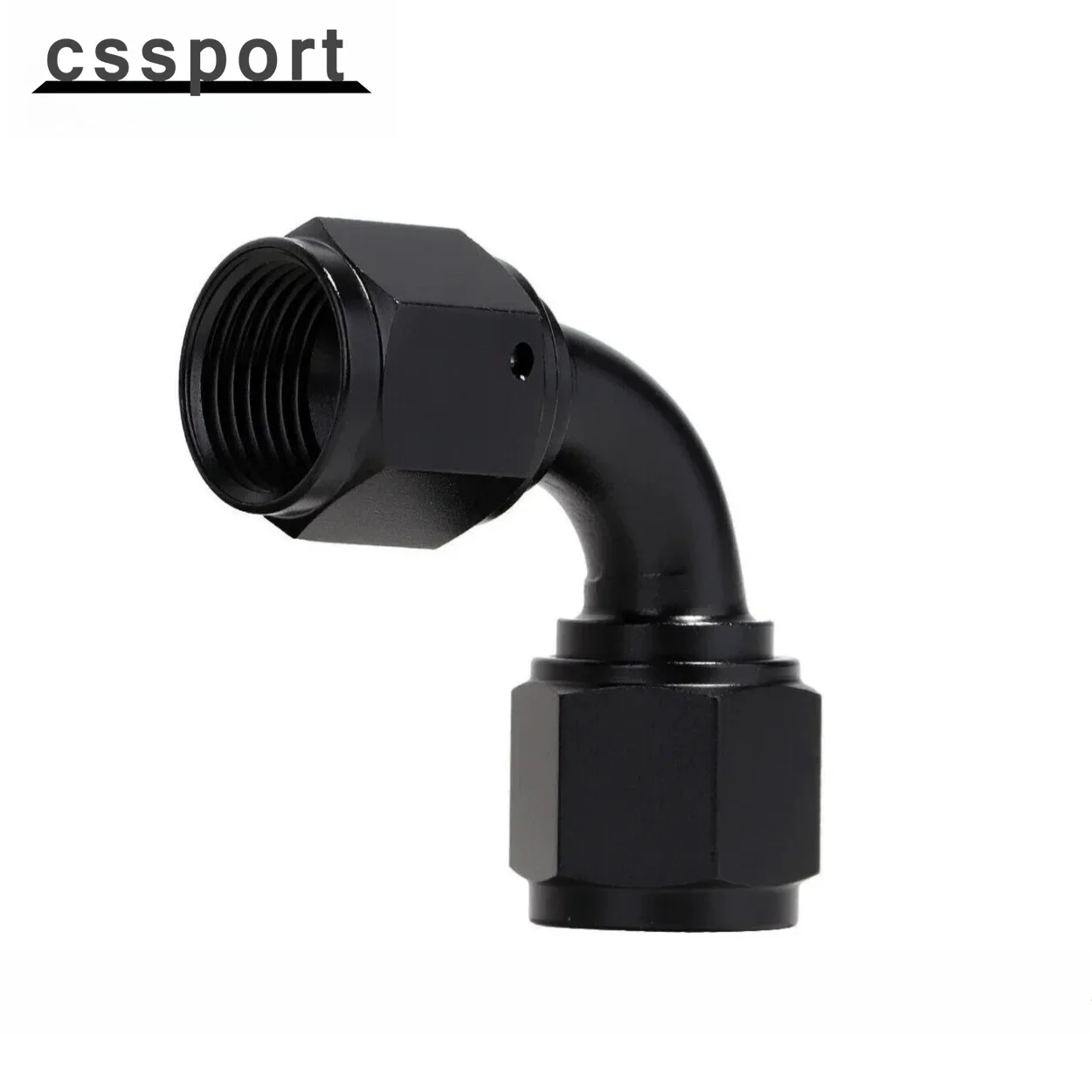 

Универсал 45 ° 90 ° AN12 до AN12 Женская поворотная муфта из алюминиевого сплава для турбомодификации линии охлаждающей жидкости, черный