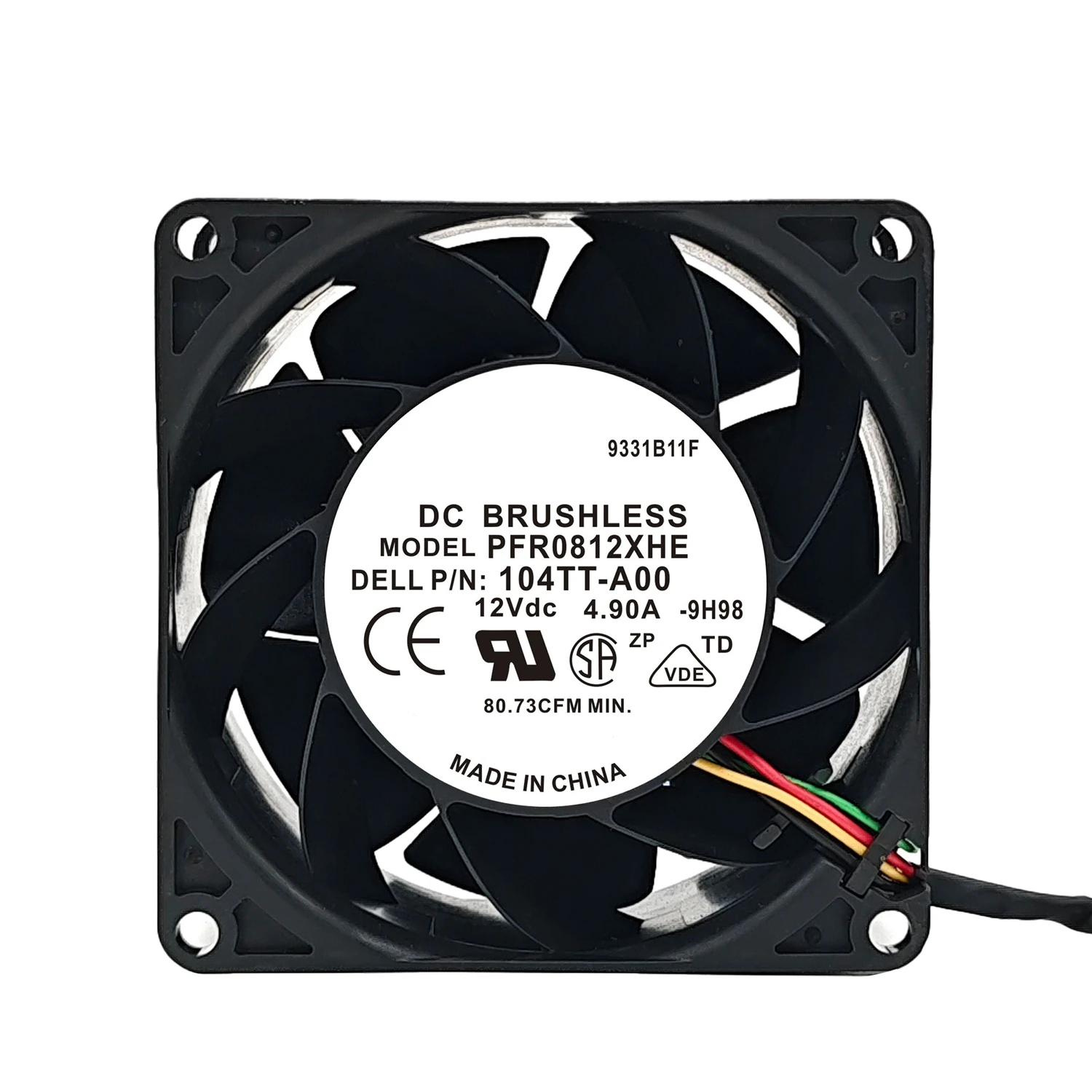 pfr0812xhe-8038-ventilador-dc-12v-49a-80mm-80-80-38mm-ventilador-de-resfriamento-de-4-fios