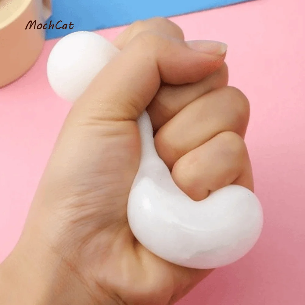 Slow Rebound Steamed Bun Squishies Low Rebound Slow Rising Steamed Bun Fidget Toy Squeezable Realistic Steamed Bun