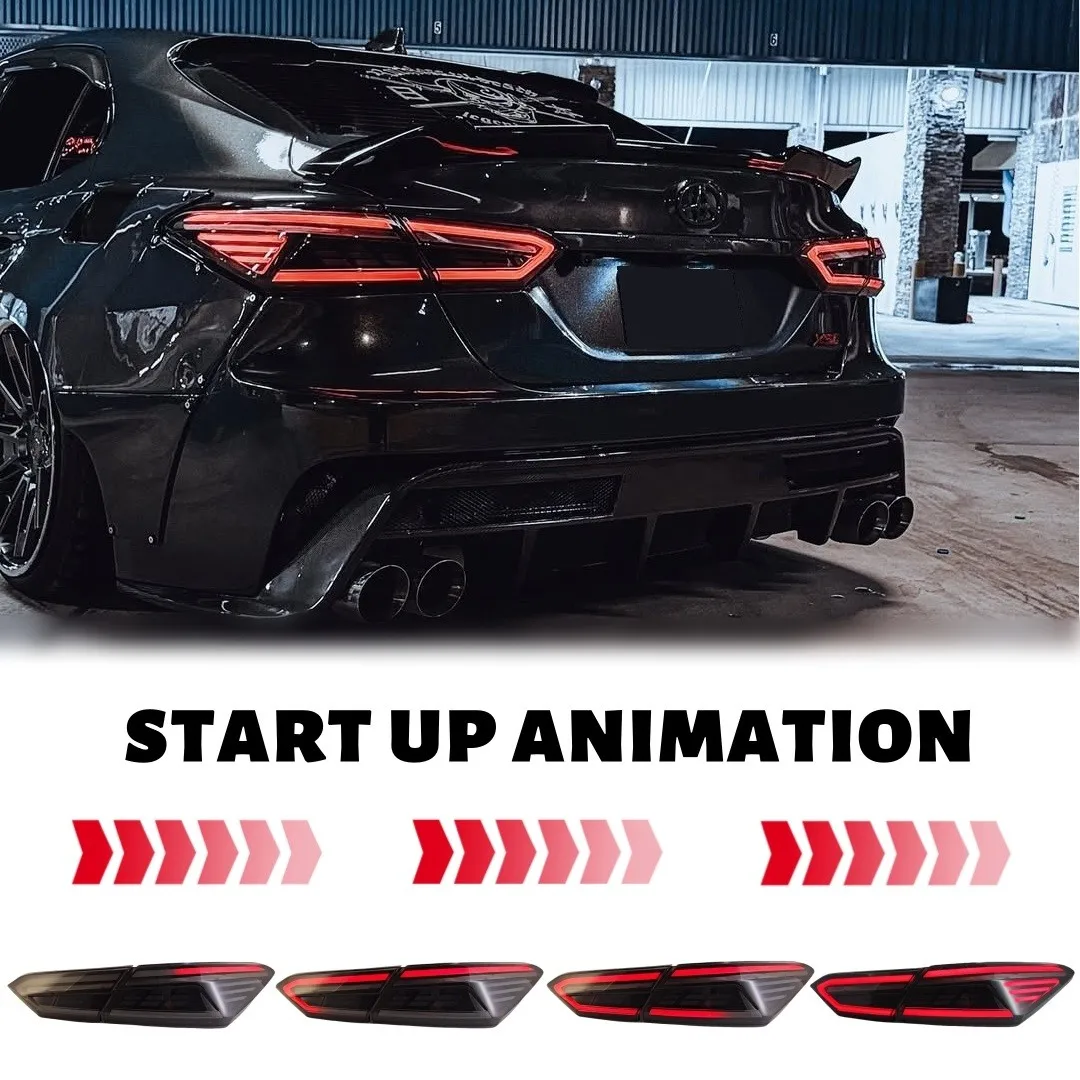 Car Led Tail Lamp Modified Led Tail Light for Toyota Camry Taillight 2018 2019 - view 3