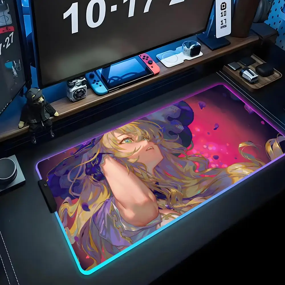 

Коврик для мыши lisa minci RGB Gaming Mousepad Большой светодиодный коврик для ПК Настольный коврик Светящийся коврик для мыши Большие коврики для клавиатуры Настольный коврик с подсветкой