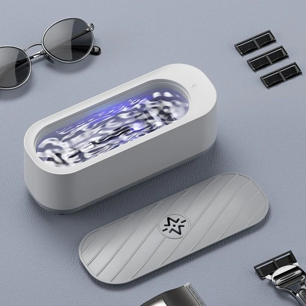 Multifunctional Ultrasonic Jewelry Cleaner High-Frequency Portable Ultrasonic Cleaning Machine Lightweight Quiet