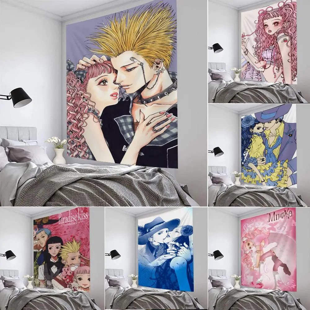 Japanese Anime P-Paradise Kiss Tapestry Soundproof Thick Tapestry, Living Room Wall Decor For Hotels & Homestays & Dormitory