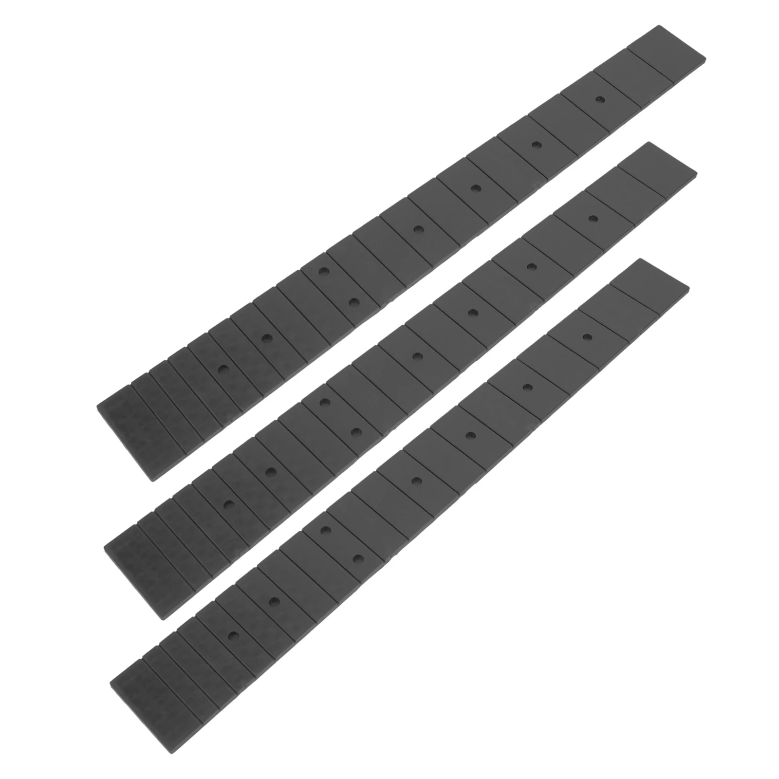 

3 Pcs Ukulele Fingerboard Guitar Replacement Neck Shims Plate Acoustic Parts Folk Headless
