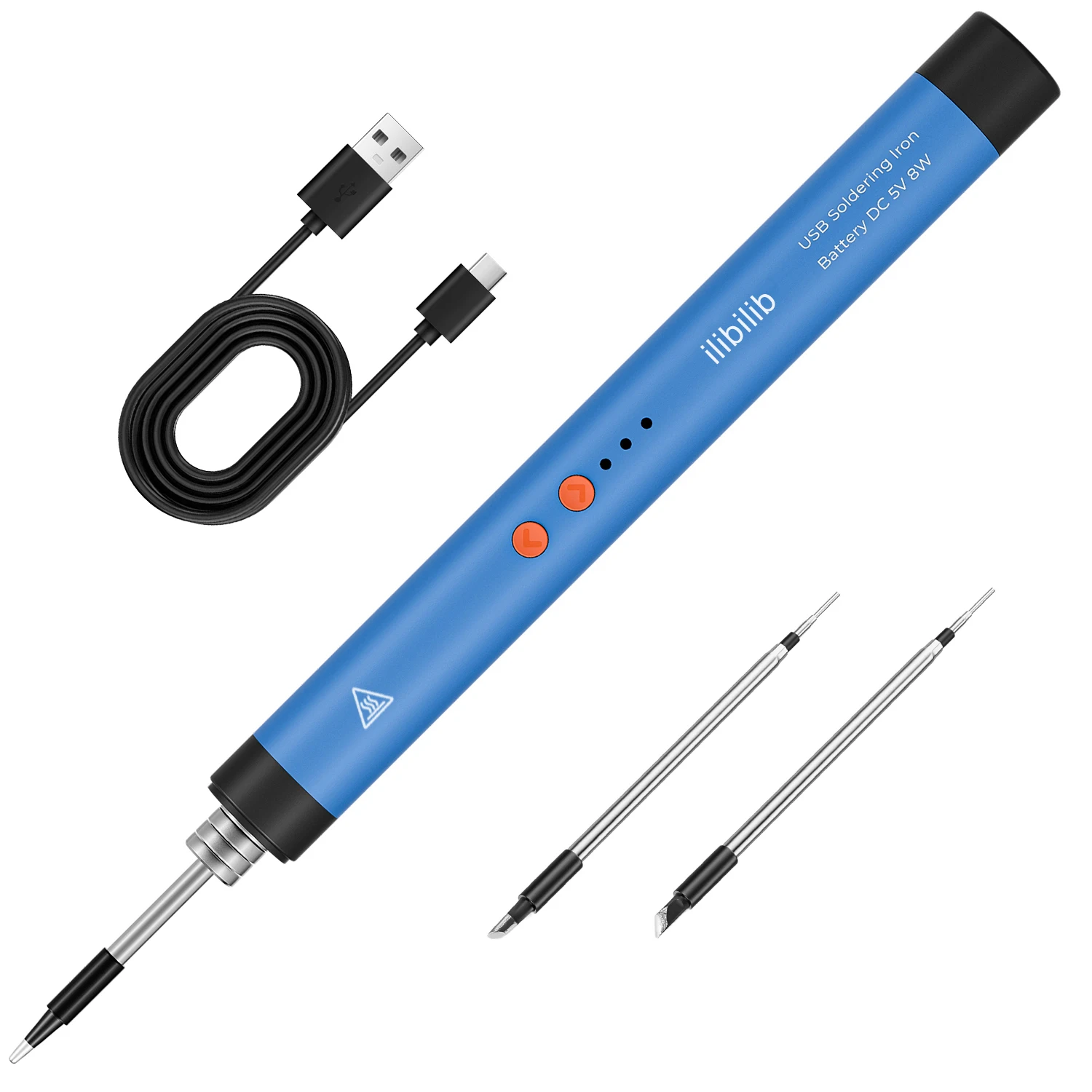 

ilibilib HX8 USB Soldering Iron Kit 8W 5V 300-420°C Fast Heating Built-in Battery 30Min Wireless Sleep Mode DIY