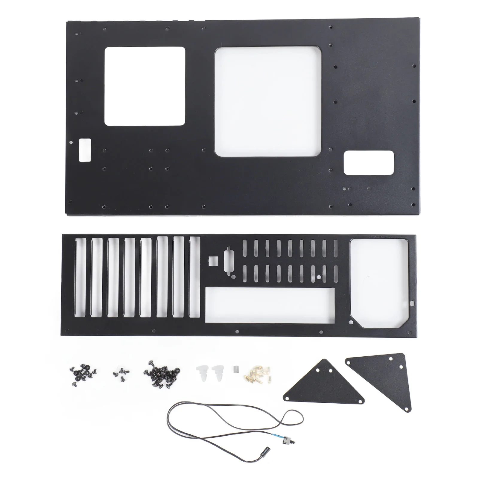 Computer Open Case Rack Support X79 X99 Dual Servers Mainboard DIY Computer Open Chassis Rack for ATX M ATX ITX Motherboard