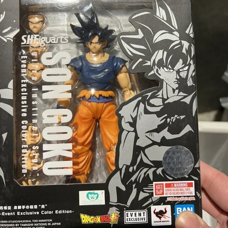 Bandai Original S.h.figuarts Dragon Ball Shf Super Super Sun Goku Ultra Instinct Kizashi Anime Action Figure Finished Model Toy