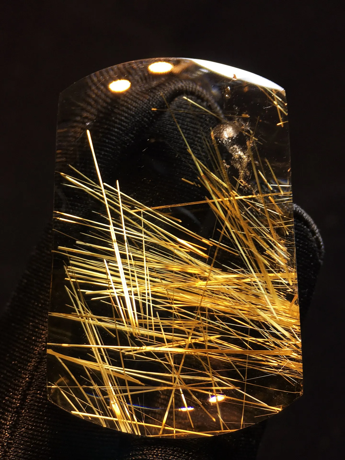 

Подвеска из натурального золота с рутилированным кварцем, цветок, рутилированный кварц, 49,3*31,9*10,1 мм для мужчин и женщин, Бразилия AAAAAAA