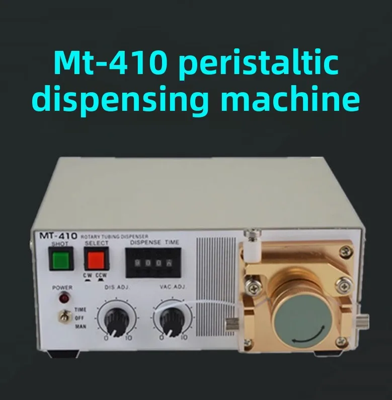 

Peristaltic Dispensing Machine MT-410, Fast Dry Glue Applicator for Instant Adhesive and Liquid Epoxy Dispensing