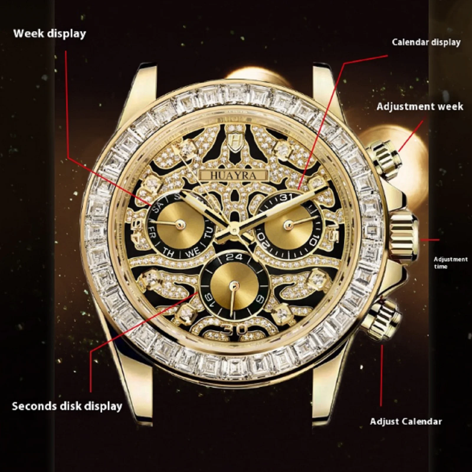 ساعة ميكانيكية أوتوماتيكية للرجال بإعداد ماسي 40 ملم، ساعة ميكانيكية كلاسيكية فاخرة من شي، ساعة عصرية