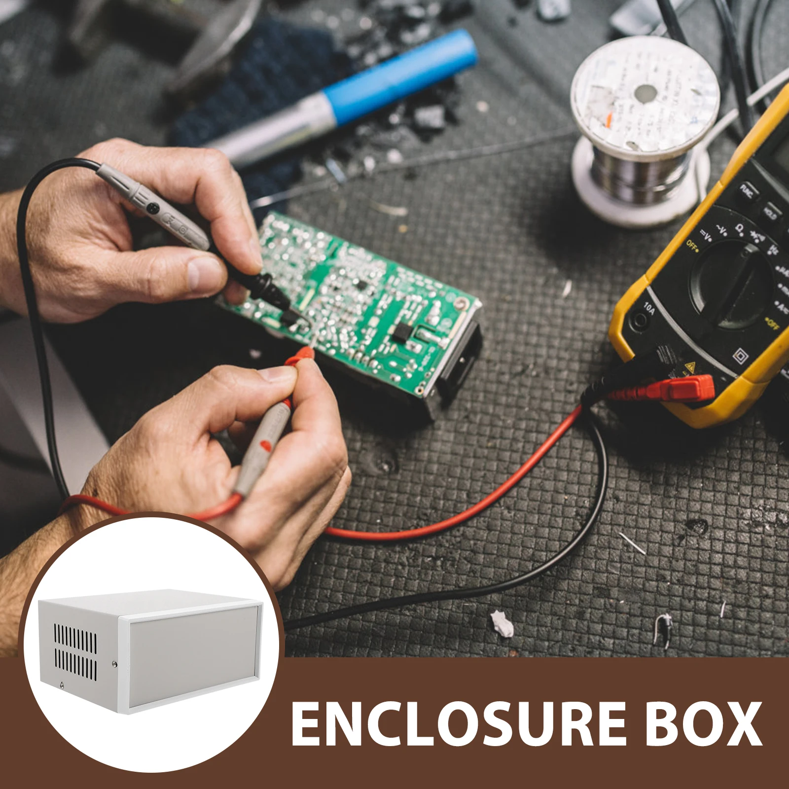 

Sturdy Electrical Enclosure Durable Plastic Electronic Project Case Waterproof Junction Box Industrial Use Easy Install Long