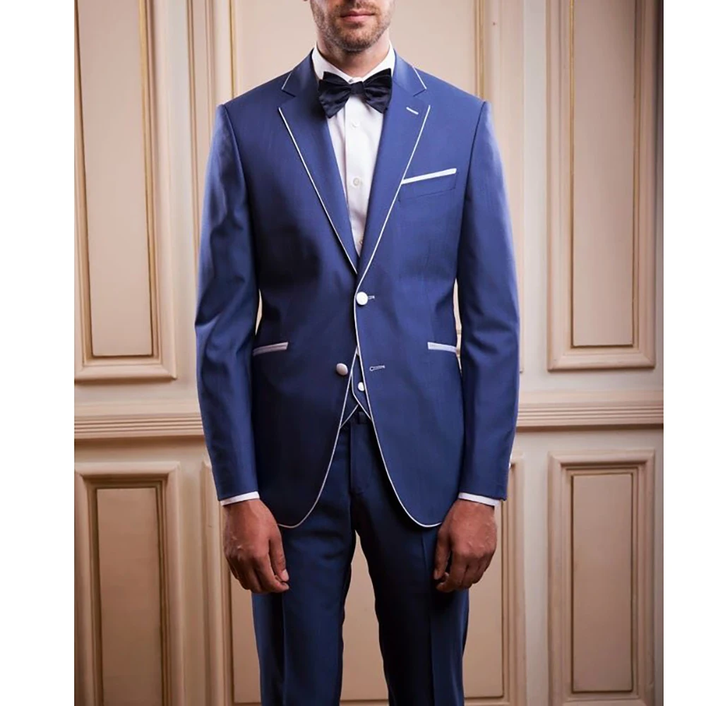 

Костюм мужской однобортный, Блейзер, пиджак, брюки, жилет, приталенный силуэт, с лацканами, на заказ