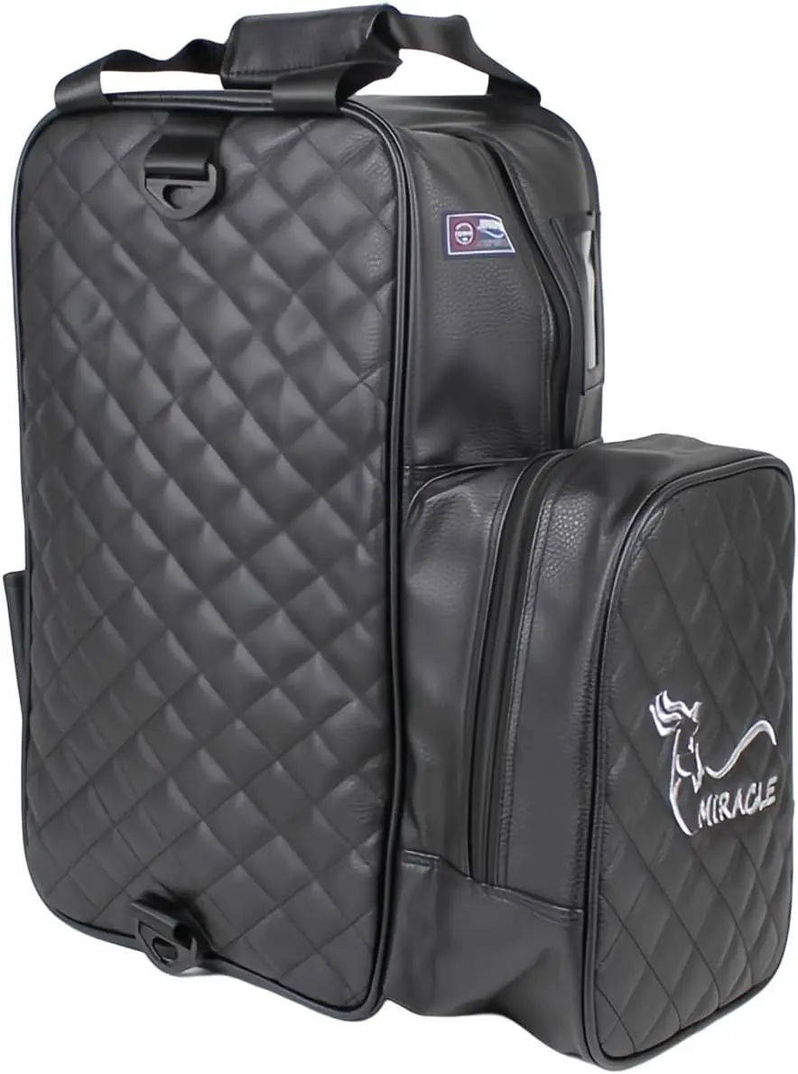 Professional Equestrian Bag Adults Men Women Large Capacity PU Leather Waterproof Horse Riding Bag Equestrian Storage Bag