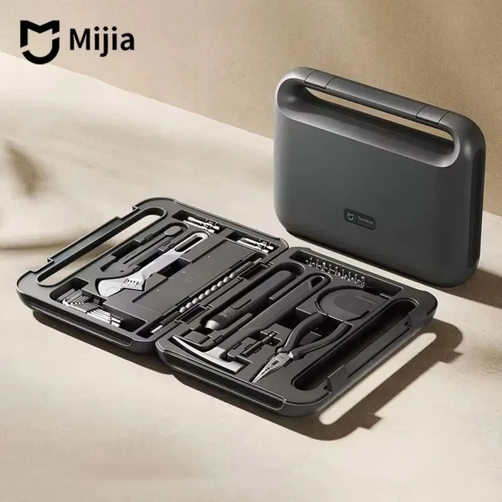 Mijia Power Tool Combo Kits Electric Screwdriver Self-lock Tape Measure Pliers Wrench Home Household DIY Hand Tool Kits