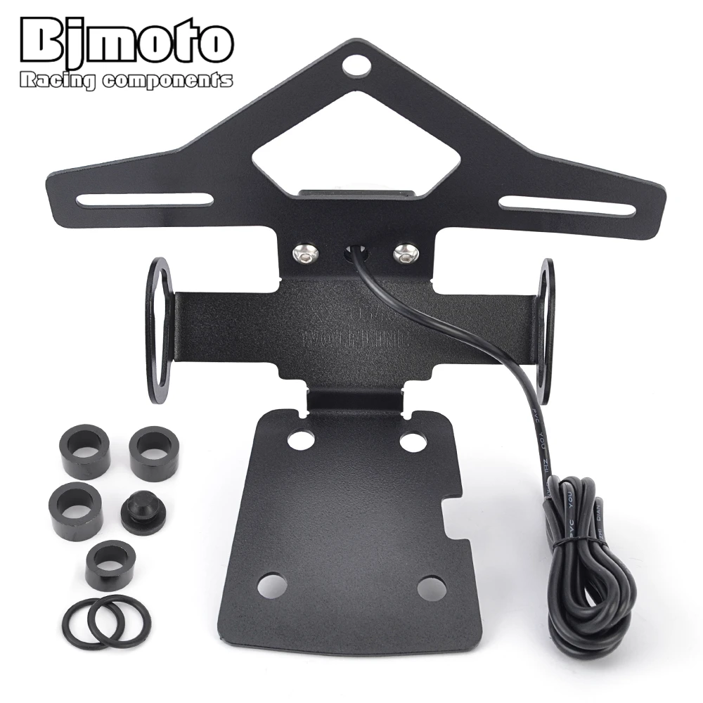 

Для Kawasaki Z900 Z 900 2025 держатель номерного знака мотоцикла Fender Eliminator Tail Tidy LED Light