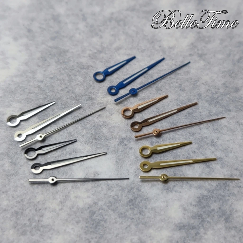 Silver/Black/Blue/Green/Gold/Rose Gold Watch Hands For NH34 NH35 4R35 NH36 4R36 Movement  C3 Green luminous Watch Accessories image 2
