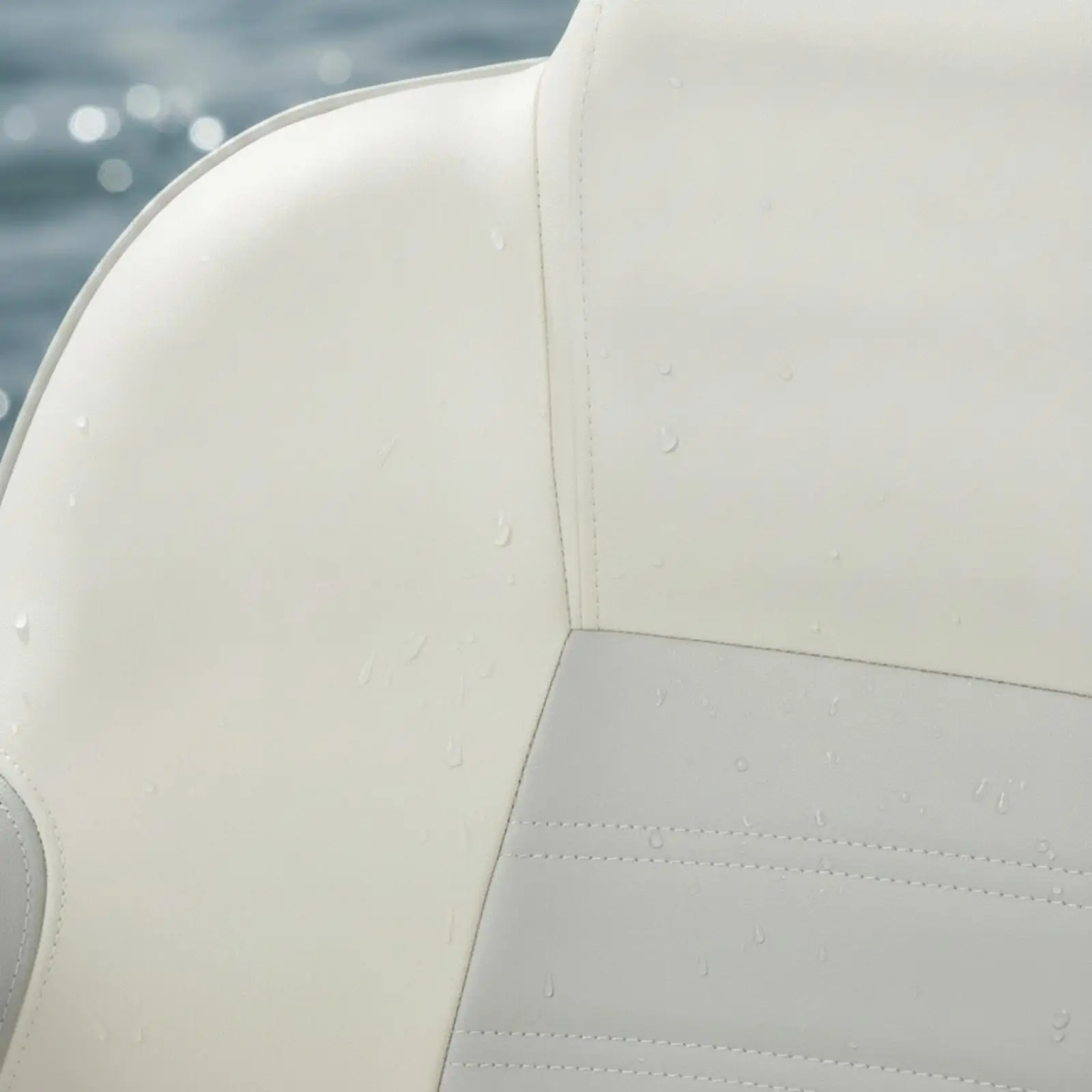 Marine Captain Seat PU Sponge Aluminum Alloy Boat Seat for Fishing Yacht Cockpit Comfort view 3