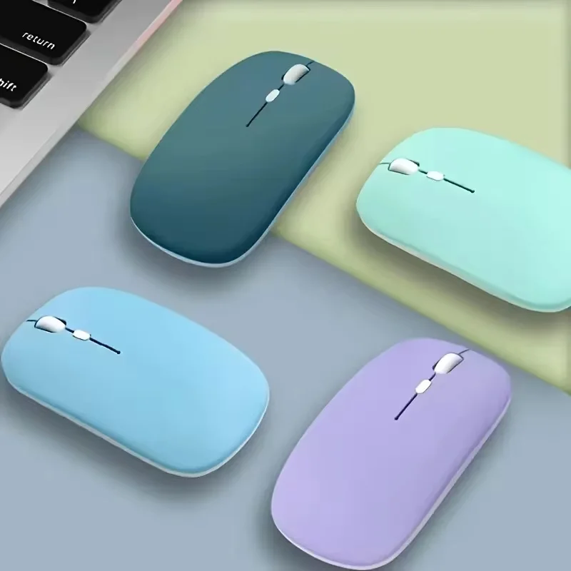 

Бесшумная Bluetooth-совместимая беспроводная мышь, компьютерная оптическая мышь для ноутбука iPad, планшета Samsung, универсальные мыши, бесшумные