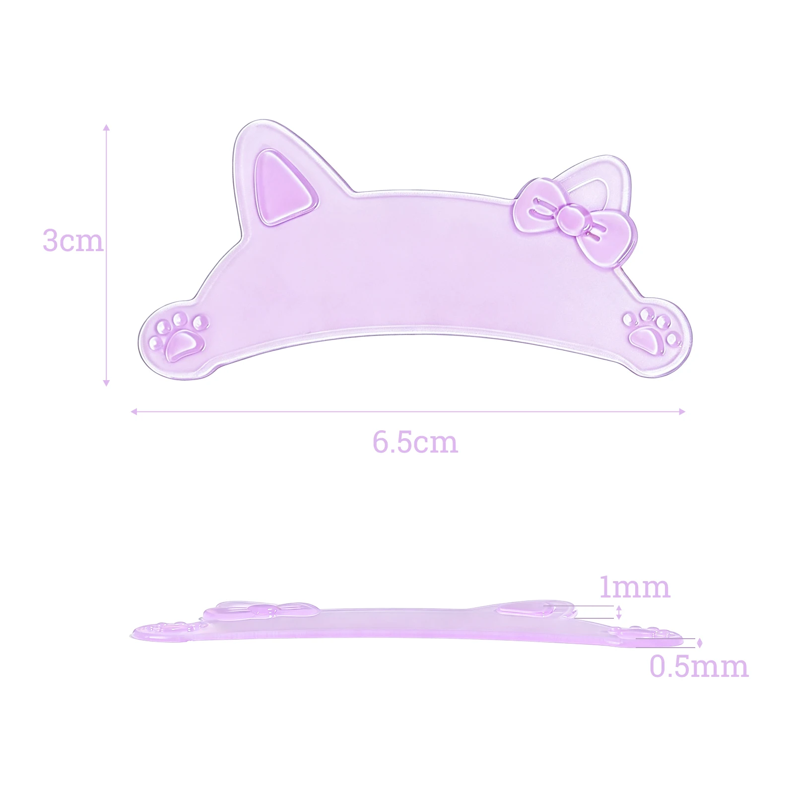 Libeauty Korean Super Sticky Bow Tie Flat Lash Lift Shields Lash Lift Rods Glueless For No.1 Perm Soften Eyelash Lift Pads Tool