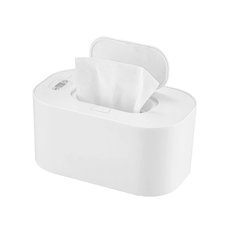 New Baby Wipe Warmer Napkin Heating Warmer Home Use Mini Wipe Warmer Car Use Wipe Warmer White