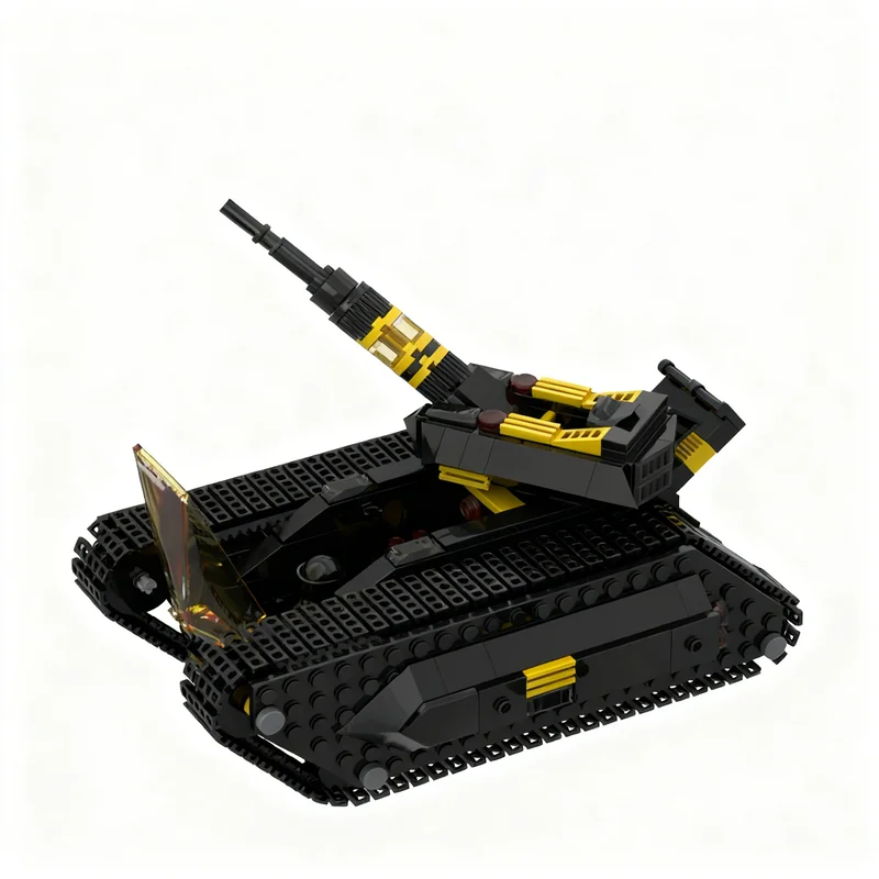 

NEW 592PCS MOC Military SP04 Assault Tank Blacktron I Model Collectible Display DIY Creative Building Blocks Gift Collection Set