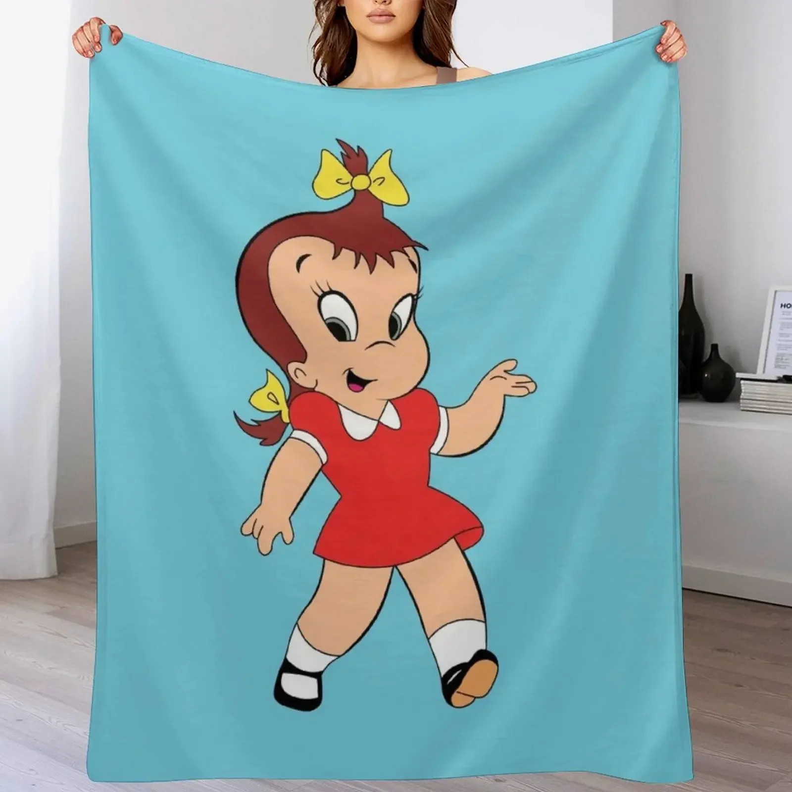 

Little Audrey cartoon Throw Blanket Sofa Throw Baby Blankets