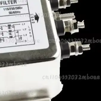 Three-Phase AC/DC Filter Anti-Interference Power Supply Socket Linear Audio Purification 380VCW for Electronics
